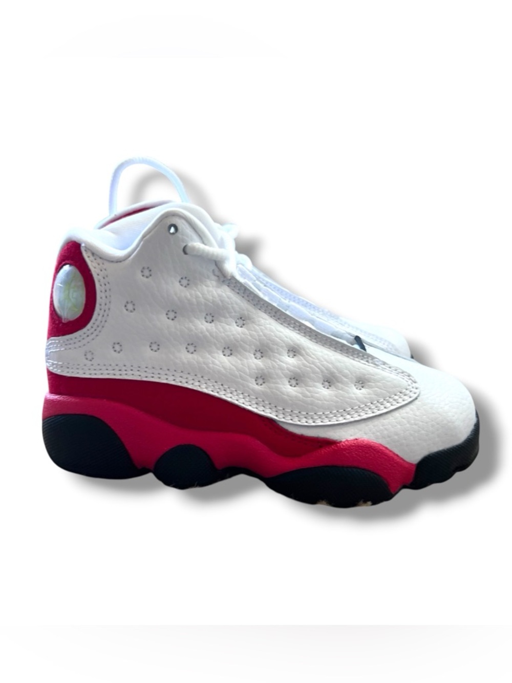 Air Jordan 13 Retro Preschool (PS) sneakers Size 11c White Black True Red - Picture 6 of 7
